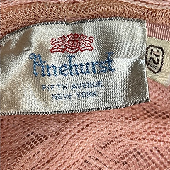 Vintage 1950-60s mid century Pinehurst New York Candy Pink Braided Pill Hat - Picture 7 of 13